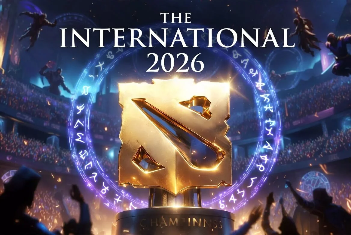 The International 2026 key art for the Shanghai championship
